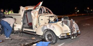 Accidente fatal en la Av\u002E Santos Ortiz, en San Luis\u002E