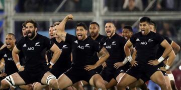 El Haka de los All Blacks antes de enfrentar a Los Pumas en Vélez