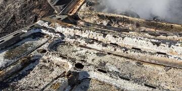 Incendio de un vehículo