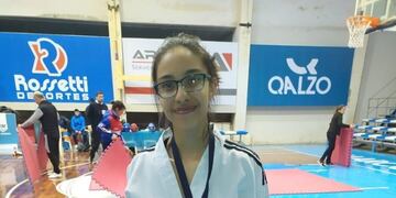 Valentina Pecchio en los Binacionales