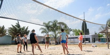 Cancha de voley playero polideportivo municipal Marull\u002E (Municipio de Marull)