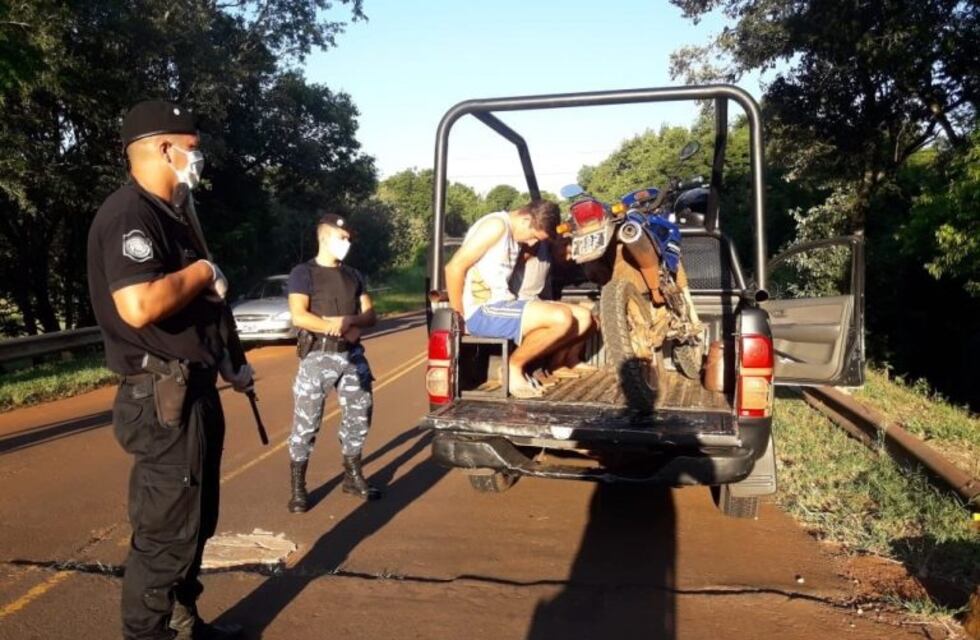 La Policía de Misiones multa a quienes rompen la cuarentena