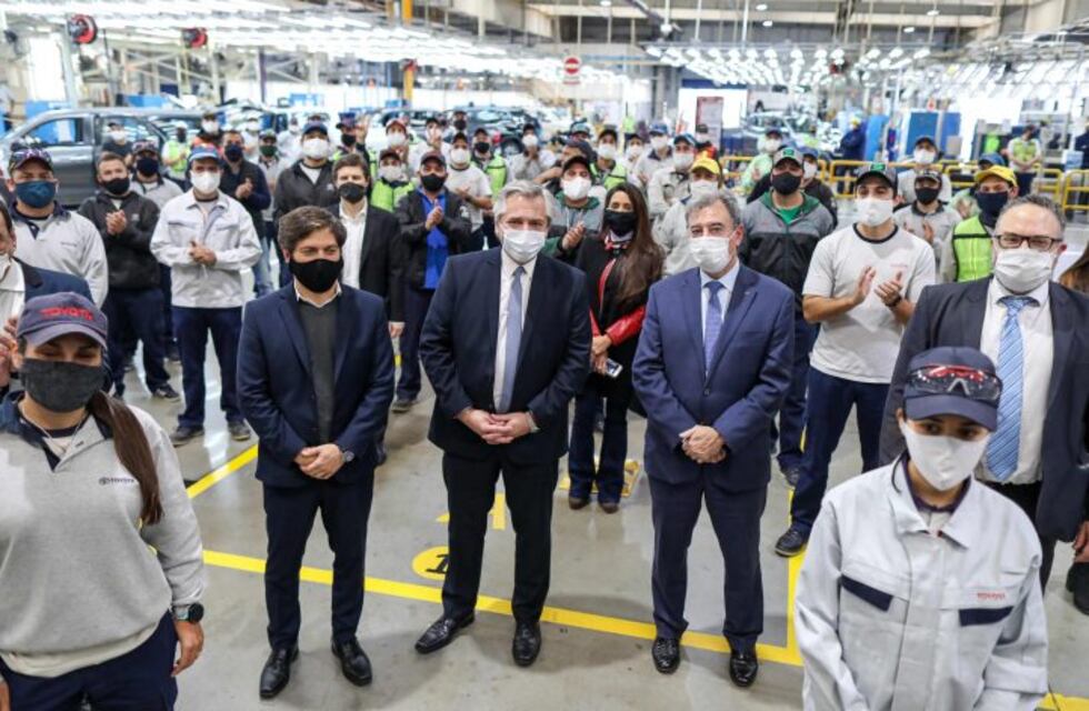 Después de la visita de Alberto Fernández y Axel Kicillof, un trabajador de Toyota dio positivo a Covid-19