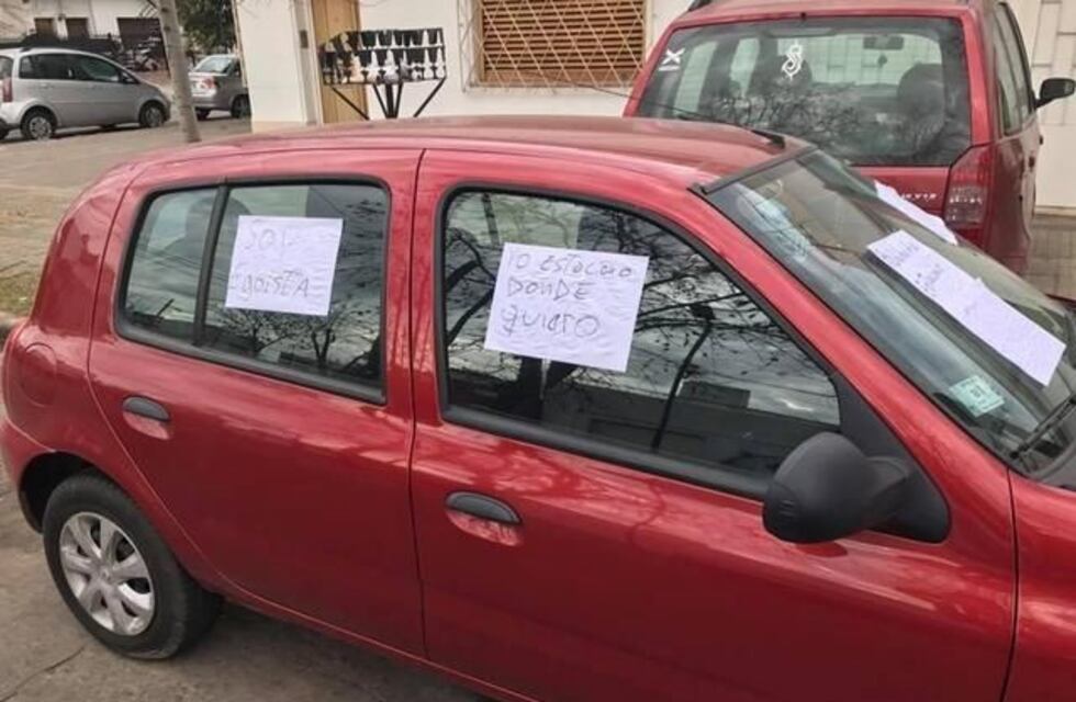 La Plata: escrachó a la mujer que estacionó en su garage y el video es furor