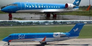 Flyest comenzará a operar con aviones de Sol pintados