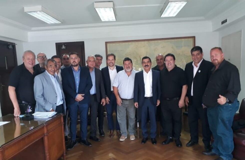 Walter Saieg recibió a intendentes del Departamento Santa María