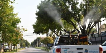 Fumigación espacial en contra del dengue