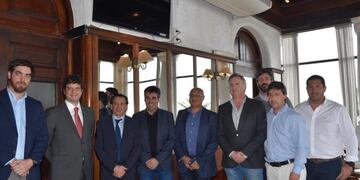 El Intendente Municipal Facundo López junto al Ministro de Producción y Trabajo de la Nación Dante Sica\u002E