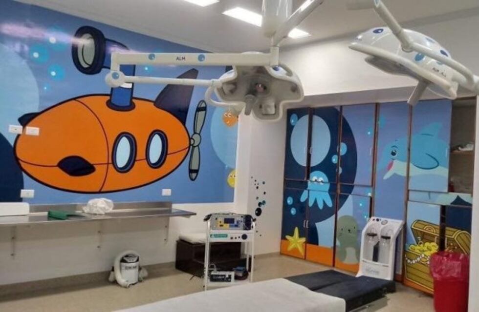 Renovaron el quirófano infantil del Hospital Penna