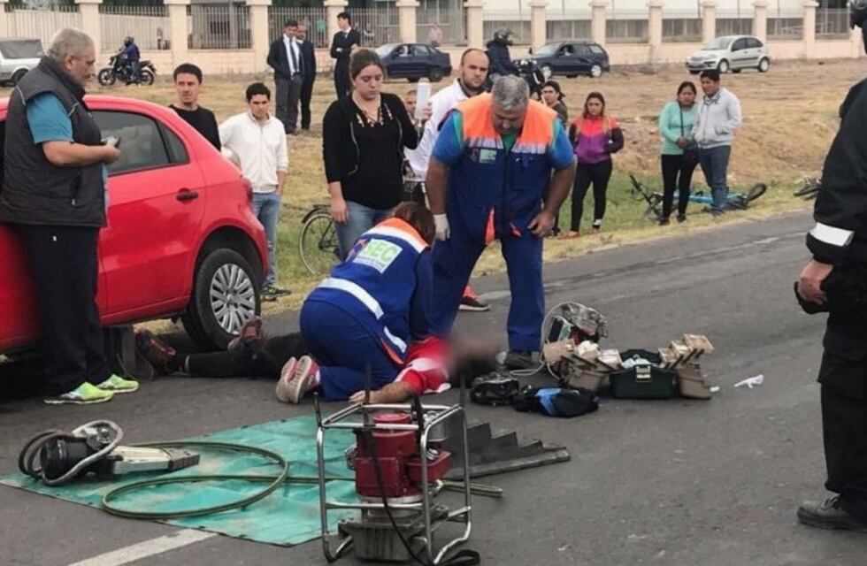 Murió un ciclista en el Acceso Este
