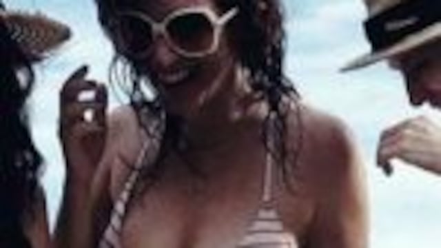 Carru00e1 y Siciliani en la playa.