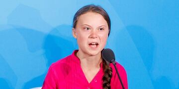Greta Thunberg acusó a la Argentina y otros cuatros países de ser los mayores contaminantes EFE/EPA/JUSTIN LANE