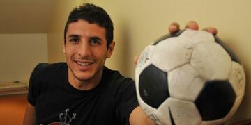 El delantero ,Iván Agudiak ya se sumó al plantel de Huracán Las Heras\u002E