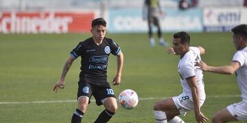 Mariano Miño, el "10" de Belgrano se enfrenta a su ex equipo, Agropecuario. (Ramiro Pereyra)