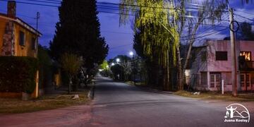 Luminarias LED en Juana Koslay, San Luis\u002E