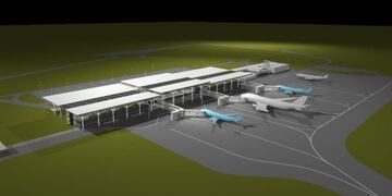 Se conoció cómo quedará la nueva terminal del Aeropuerto de Rosario\u002E (Prensa Aeropuerto)