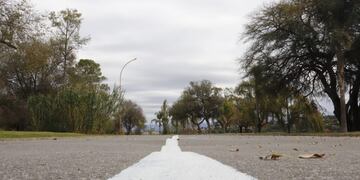 Demarcaron la costanera peatonal de Carlos Paz para este segundo \