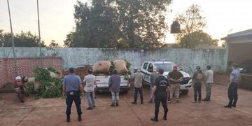 El detenido habría contratado a los demorados para cosechar en la plantación ajena\u002E