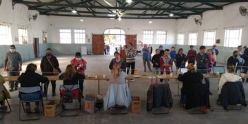 Entrega de Bolsones alimentarios en Rafaela