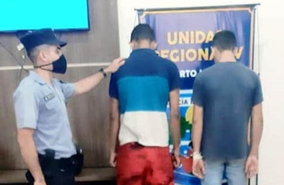 Fueron detenidos tras robar una agropecuaria