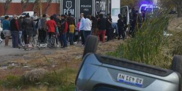 Accidente en el Acceso Sur\u002E