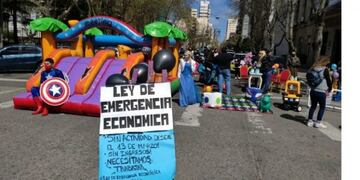 Trabajadores de salones infantiles cortaron Luro: exigen volver a la actividad (Ahora Mar del Plata)