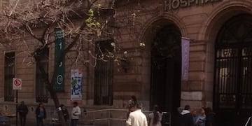 La víctima fue trasladada desde el Eva Perón al Hospital Provincial\u002E (Gabriela Leonor Portillo)