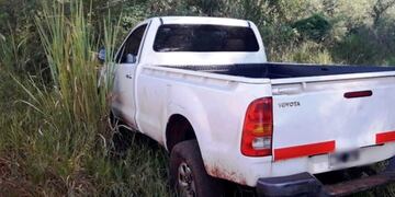 El vehículo fue abandonado luego de que sus ocupantes vieran a la policía\u002E