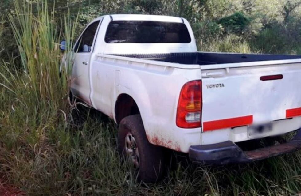 Secuestran una camioneta abandonada en una zona de malezas