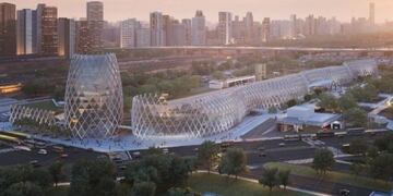 Así sería la nueva estación de ómnibus en Retiro