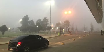 La visibilidad se redujo en el arranque del a jornada. (Imagen ilustrativa)