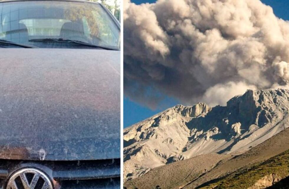 La erupción del volcán Ubinas hizo que la lluvia bajara con cenizas en Salta