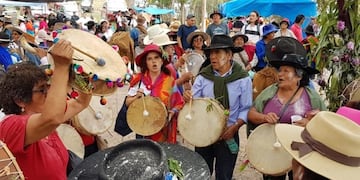 Encuentro de copleros, en Juella, Jujuy