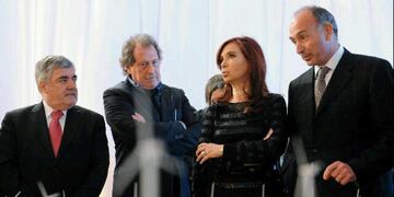 Cristina Kirchner, Mario Das Neves, Jorge Brito y Alejandro Ivannisevich\u002E