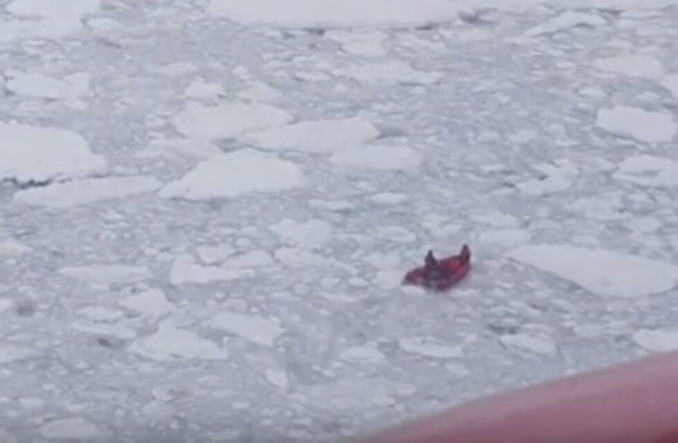 Fuerza Aérea de Chile rescató a científicos atrapados en el hielo de la Antártida