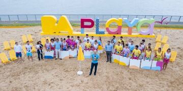Horacio Rodríguez Larreta inauguró una nueva edición de Buenos Aires Playa (Twitter)\u002E