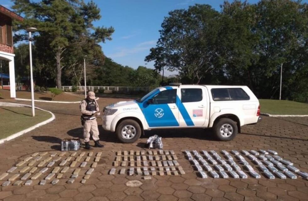 Prefectura incautó marihuana abandonada en el río Paraná