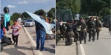 Bagayeros volvieron a cortar la ruta en Orán\u002E (Web)