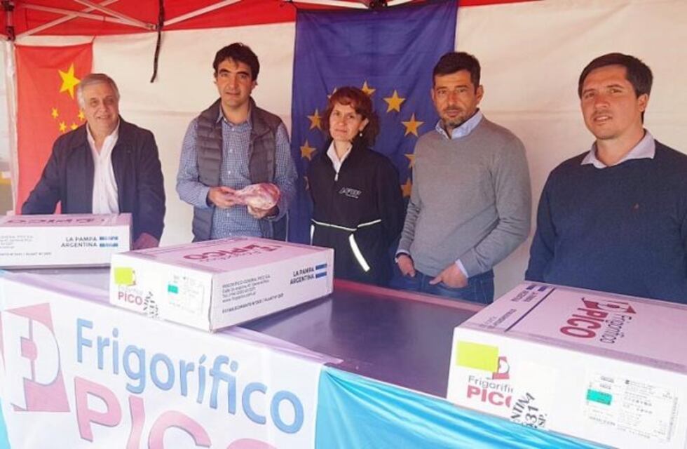 Primer embarque de carne bovina a China desde el Frigorífico Pico