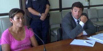 Mujer detenida por sospecha de vender a su bebe en Concepción del Uruguay\u002E\nCrédito: 03442