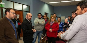 Ercoli y Souza tras ser notificados de la moción por juicio político\u002E