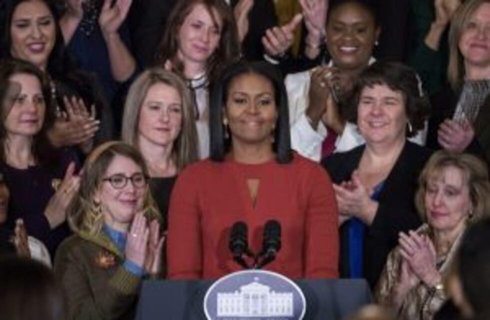 Michelle Obama se quebró en su último discurso como primera dama