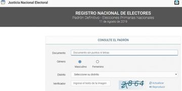 Ingresá a esta página emirá dónde votas