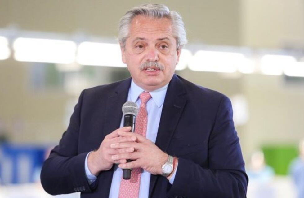 El presidente Alberto Fernández llega a Paraná