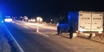 El hombre falleció a orillas de la Ruta 153\u002E