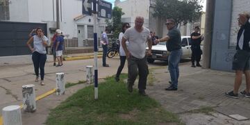 Intervención en Triunvirato casi Av\u002E Santa Fe, donde murió Gonzalo Glaría (gentileza: adn979\u002Ecom)