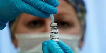 FILE PHOTO: A nurse prepares Russia's \