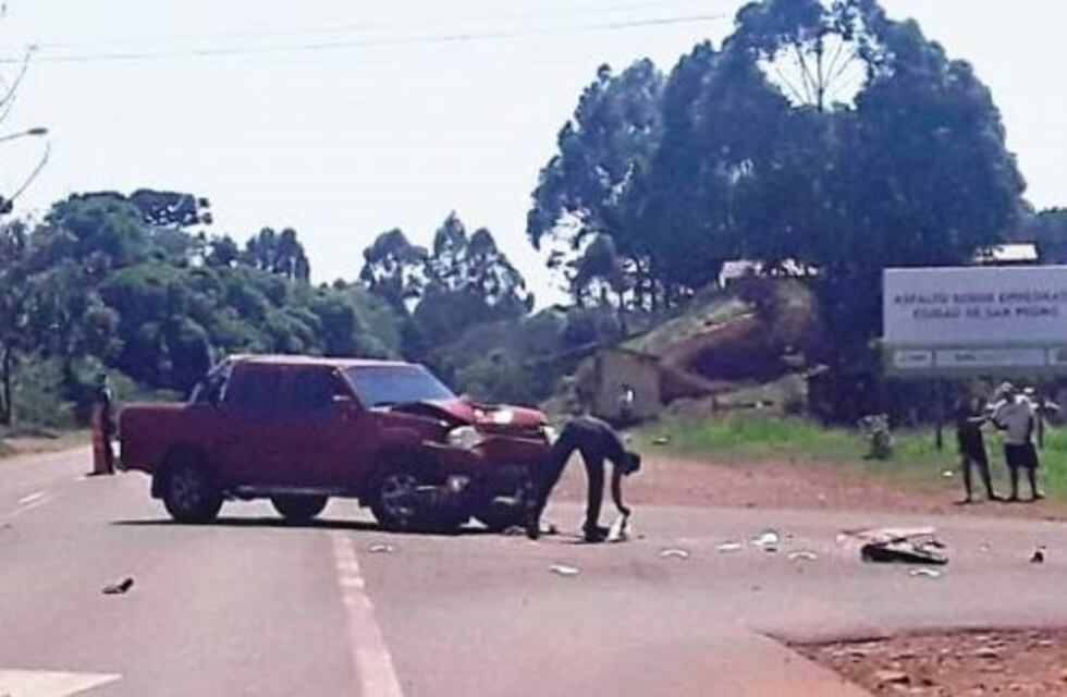 Lesionado de gravedad luego de un choque en Ruta 14