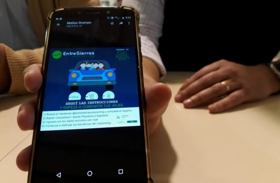 Llegó a Sierras Chicas la primera app de viajes compartidos