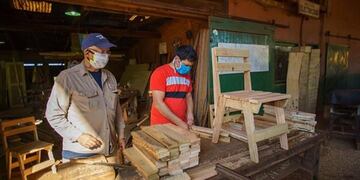 Los trabajos se realizan en los talleres municipales\u002E